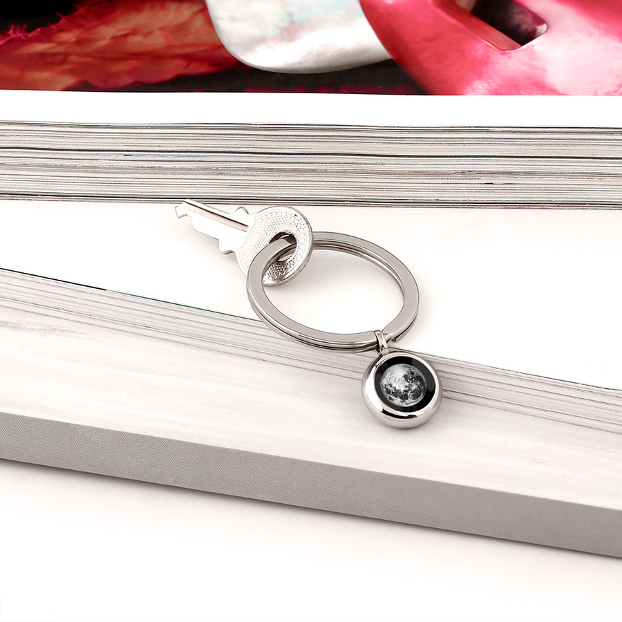 Moon Phase Key Chain